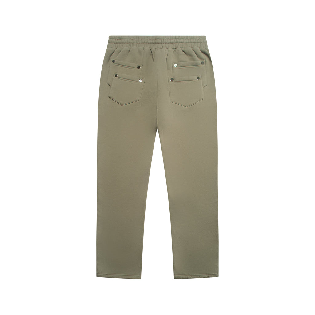 KHAKI RIVET PANTS