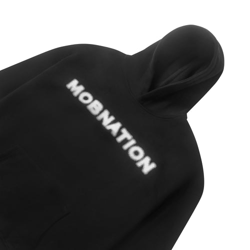BLACK BLURRED HOODIE
