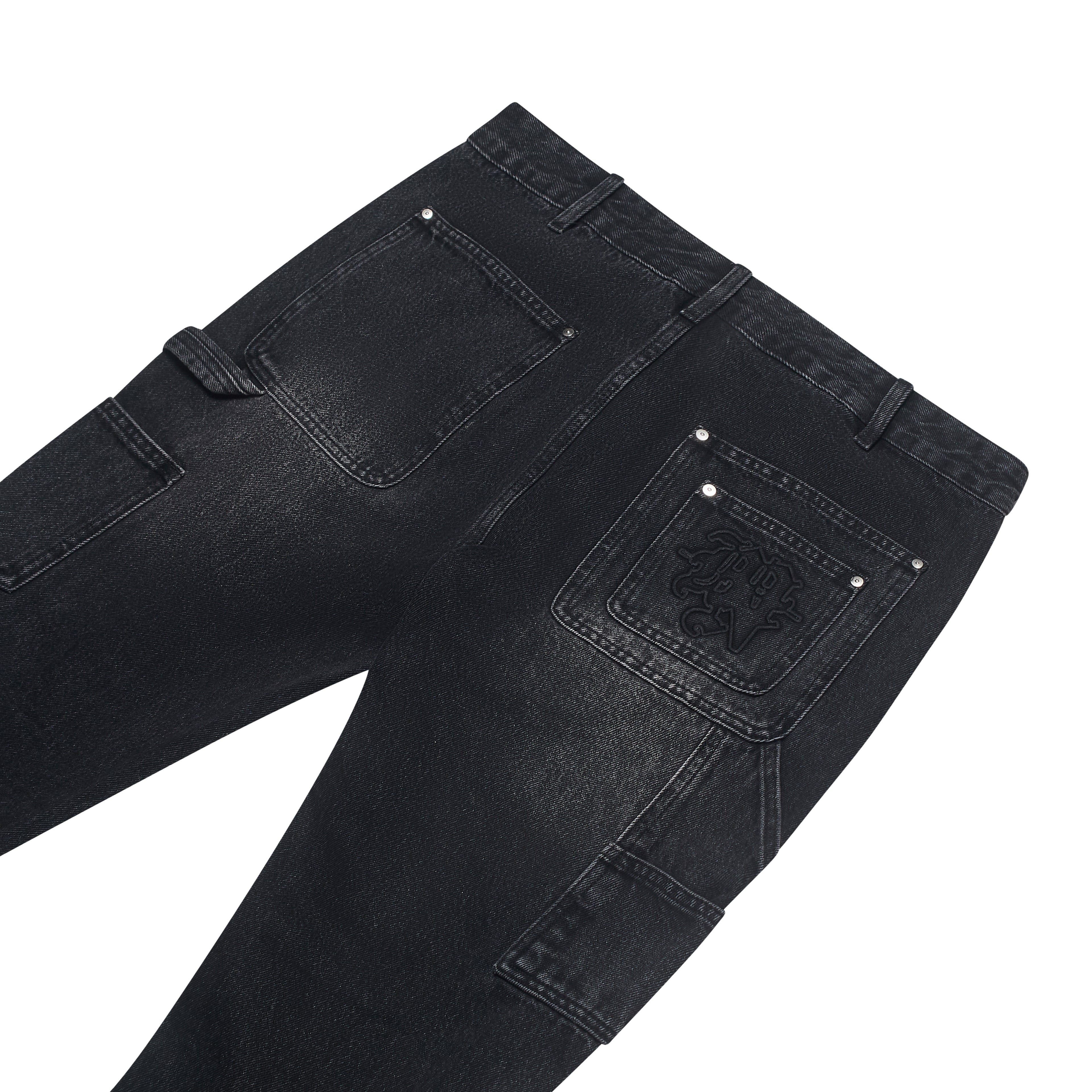BLACK RIVET JEANS