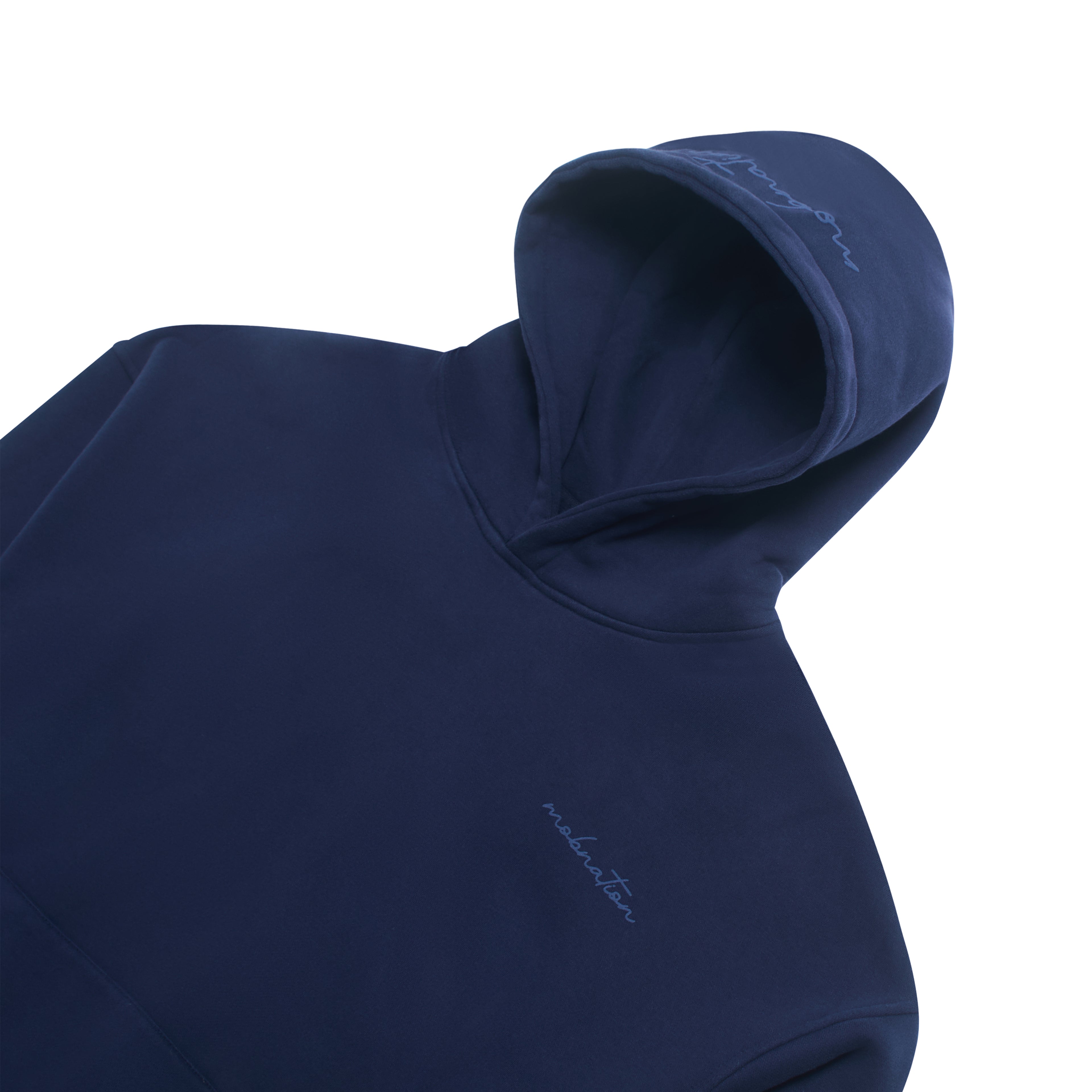 BLUE WASHED HOODIE