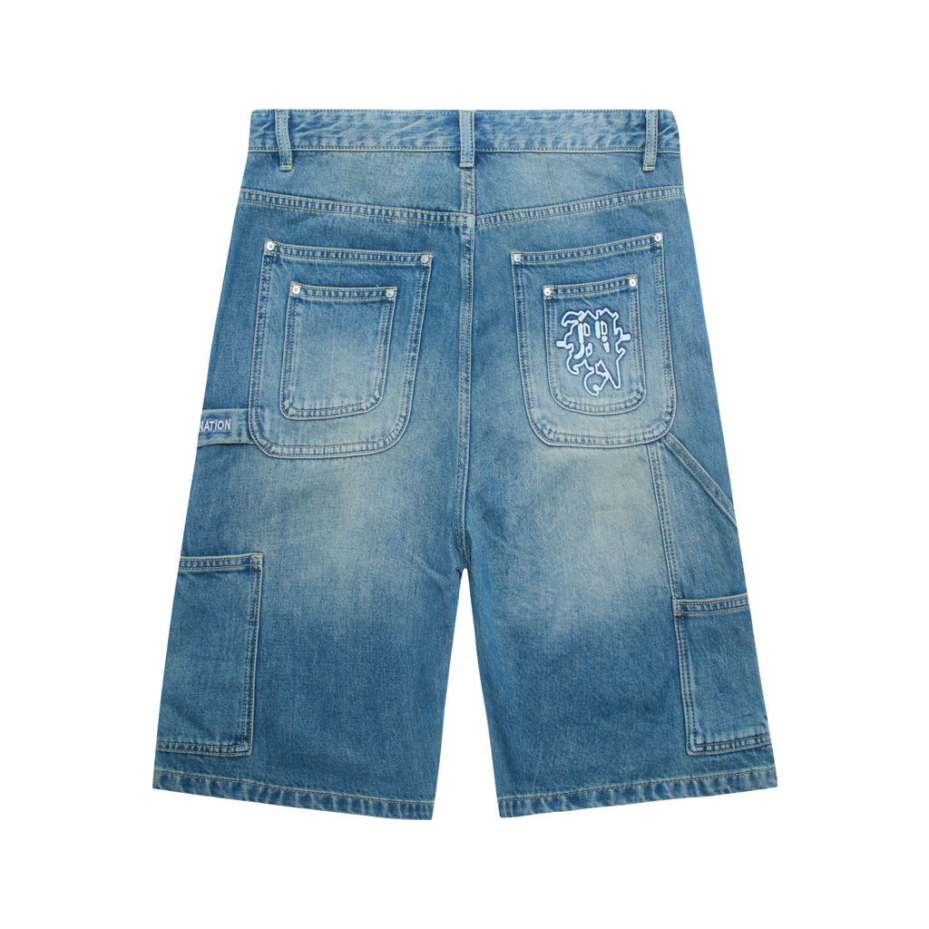 BLUE RIVET JORTS