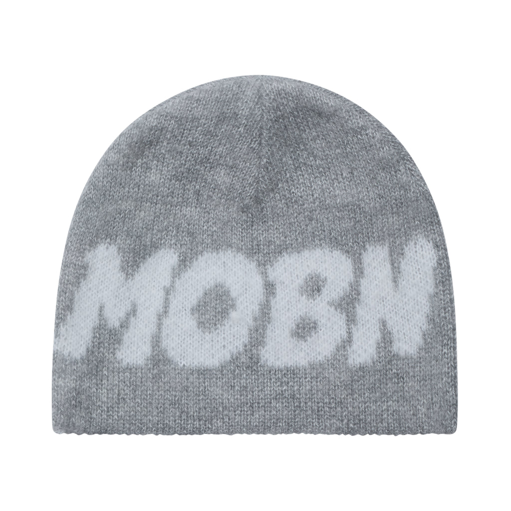 GREY ALPACA BEANIE