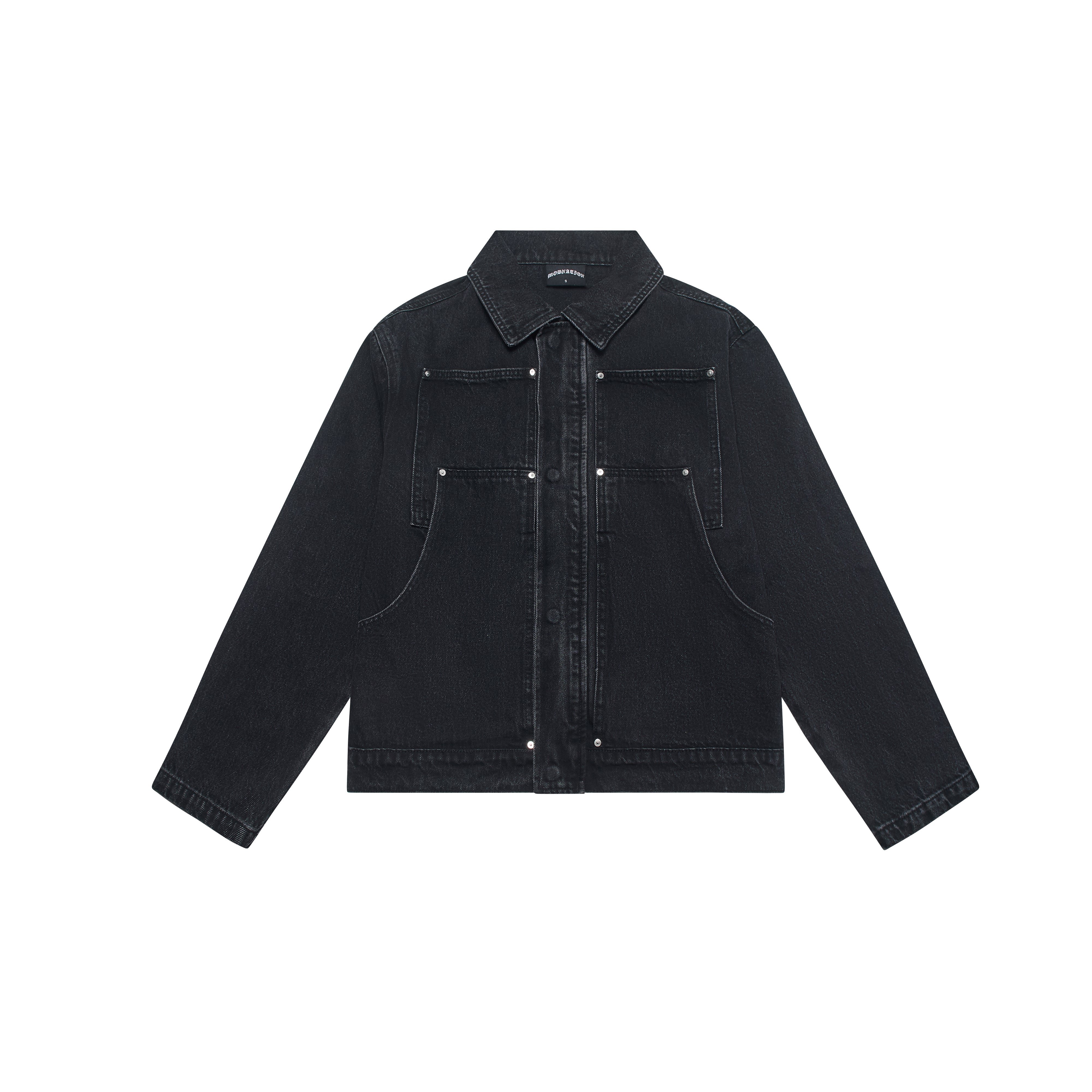 BLACK DENIM JACKET – Mob Nation